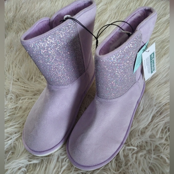 Dick's Sports New Girls Glitter Slip On Boots - Picture 4 of 12